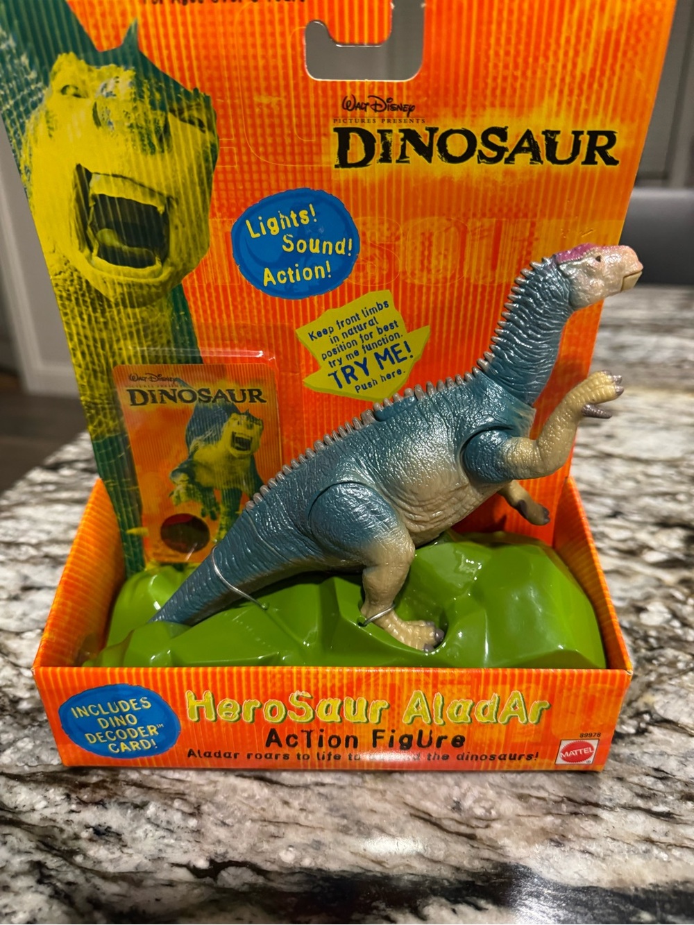 Disney HeroSaur Aladar Action Figure - Blue & Cream vintage